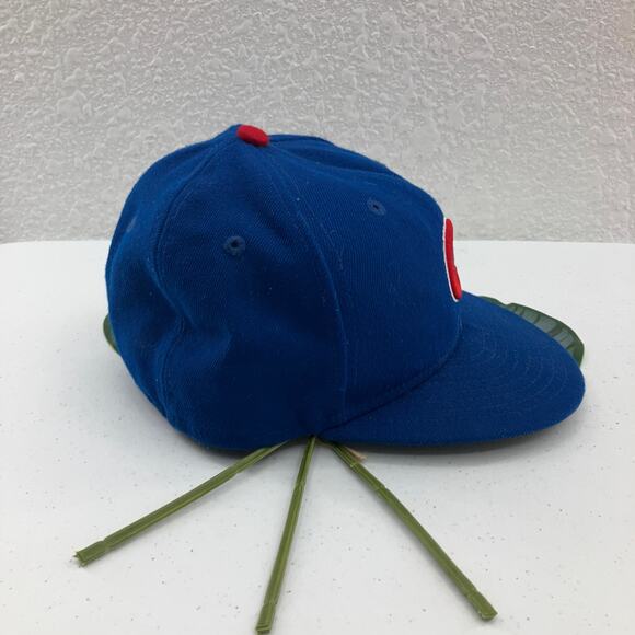 New Era 59fifty Blue Chicago Cubs Baseball MLB Embroidered On-Field Fitted Hat - Picture 3 of 12